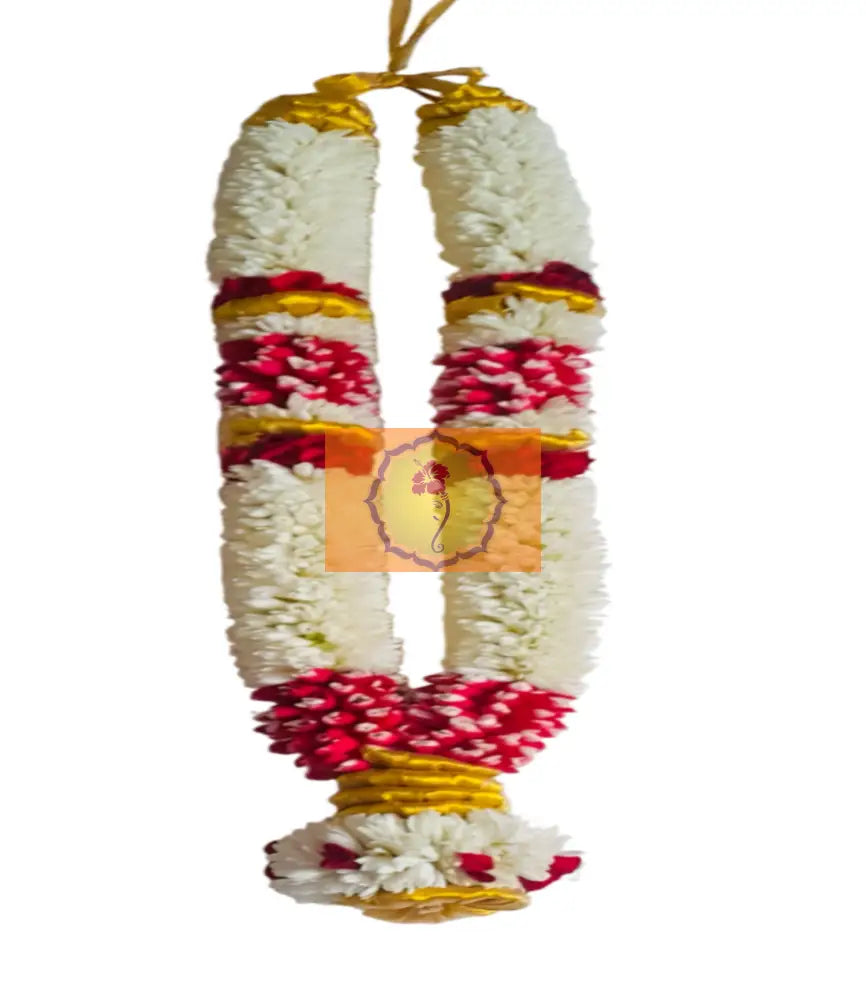 Lily Garland With Rose Petals