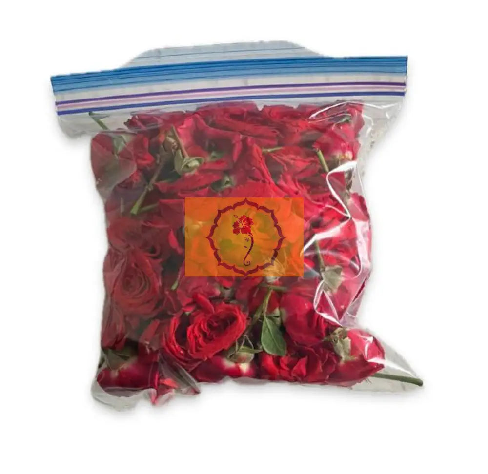 Red Button Rose Loose Flowers